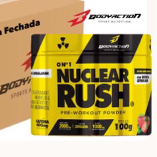 Caixa Fechada C/ 12u - Nuclear Pré Treino - BodyAction + Saches Mi.Mos