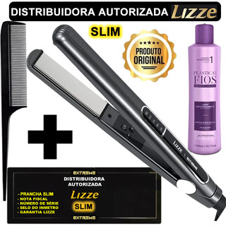 Prancha Lizze Extreme Slim 110v Ou 220v Lançamento Original + Brindes