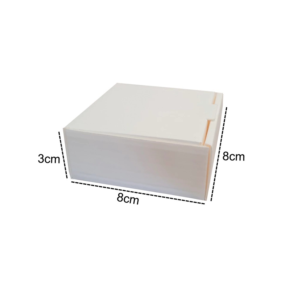 25 Unidades Caixas BRANCA De Papelão Branco Bijouteria 8x8x3 Montável Envios em Oferta na Shopee
