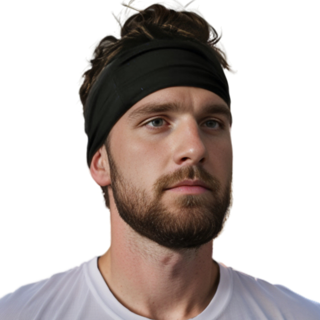 Headband Faixa De Cabelo Testa Bandana Proteção Uv Unissex