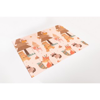 Tapete Infantil Emborrachado 6mm Dobrável Dupla face Interativo Bebe Educacional 2,0 x 1,5 M