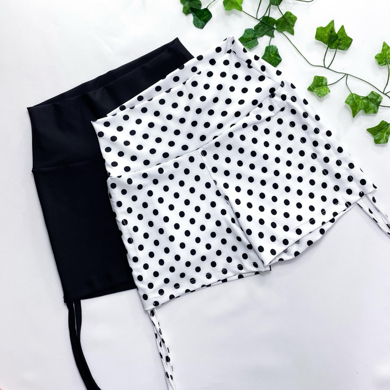 Kit 2 Shorts Suplex Cordinha Lateral Regulável Liso e Bolinha Fitness Academia Treino em Oferta na Shopee