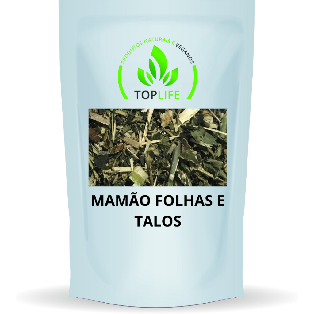 Mamão Folhas e Talos (Erva Seca) 100Gr (Embalagem Ilustrativa)