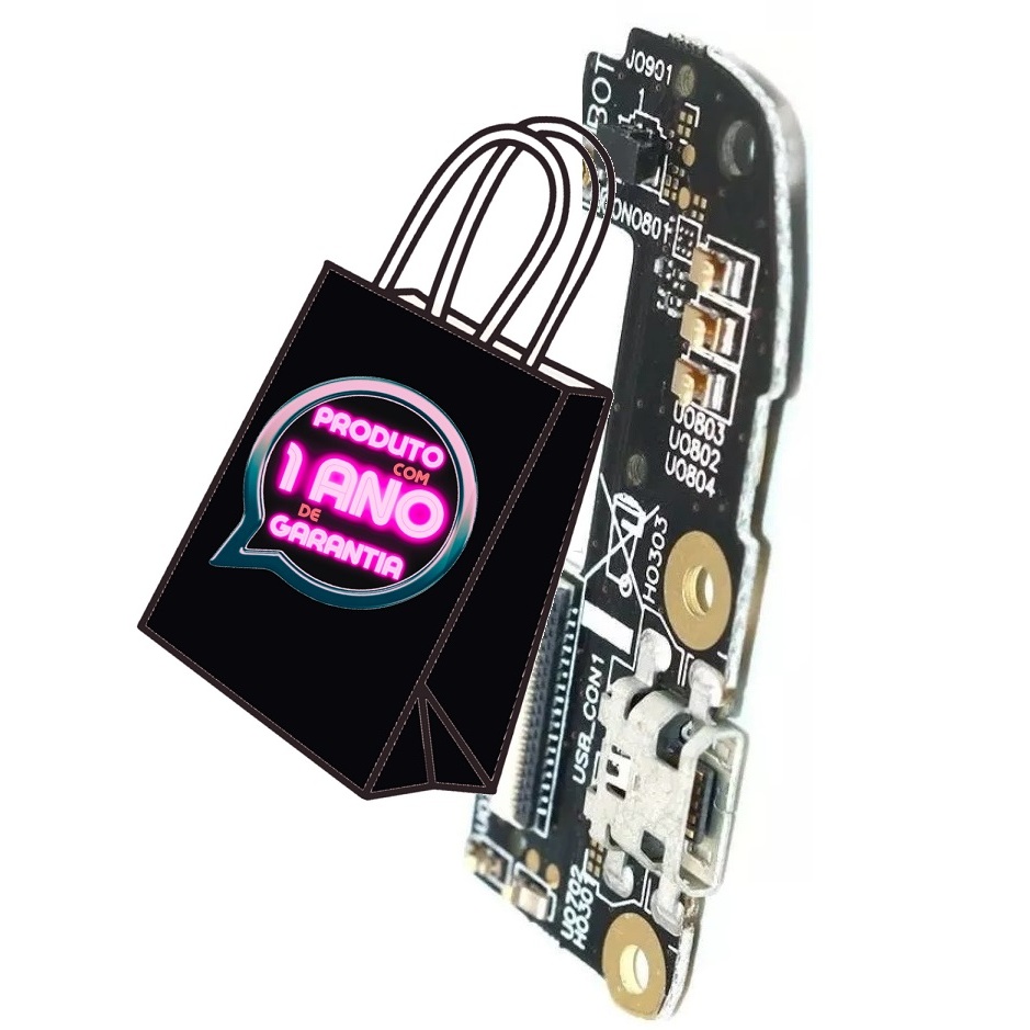 Conector Dock Placa + Carga Rápida Compatível Com Zenfone 2 Ze551 + Envio Hoje!