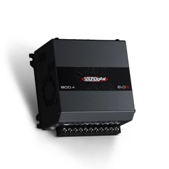 Módulo Amplificador Soundigital 800.4 EVO6 - 800w em 4 canais com ventilador e crossover