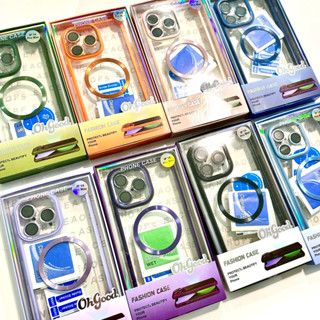 Capa Capinha magnética transparente acrílico Película Câmera anti-impacto Para IPhone 15 iPhone 15Pro iPhone 15Plus iPhone 15Promax Silicone com película para lente