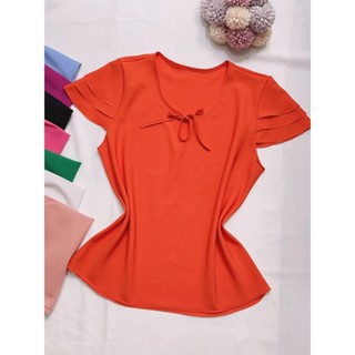 0078-1# blusa crepinho de moda feminina