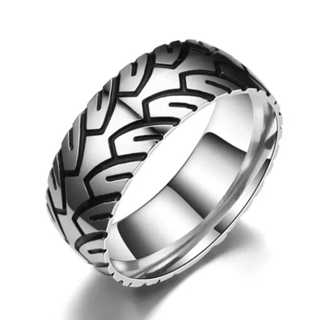 Anel Masculino Prata Feminino Redondo tribal Masculino feminino joias