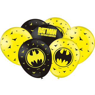 Balao Batman baloes decorados de latex estampados
