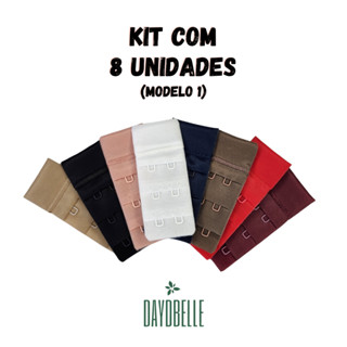 Kit com 8 unidades de Extensor para Sutiã - Lingerie - Soutien - Modelo 1 em Oferta na Shopee