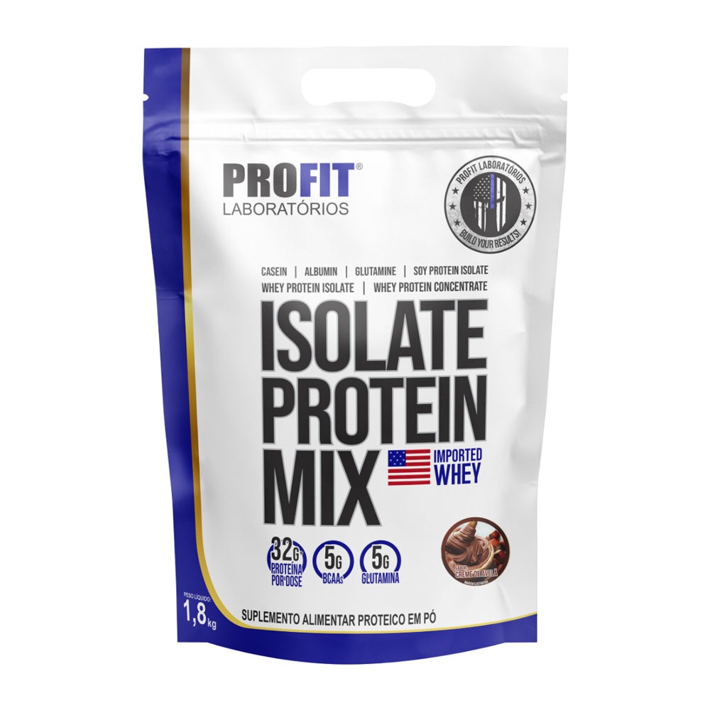 Whey Protein - Isolate Protein Mix (Refil) - 1.8kg - PROFIT - Health