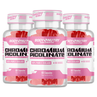 kit 3x Chormium Picolinate Feminino (Auxilia na redução da vontade de doces) - 60 Cápsulas em Oferta na Shopee