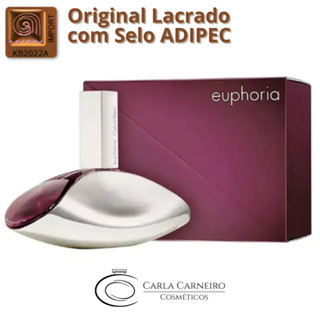 Euphoria Calvin Klein 30ml / 50ml / 100ml Original Lacrado com Selo ADIPEC - Perfume Euphoria Eau de Parfum - Perfume Feminino Importado