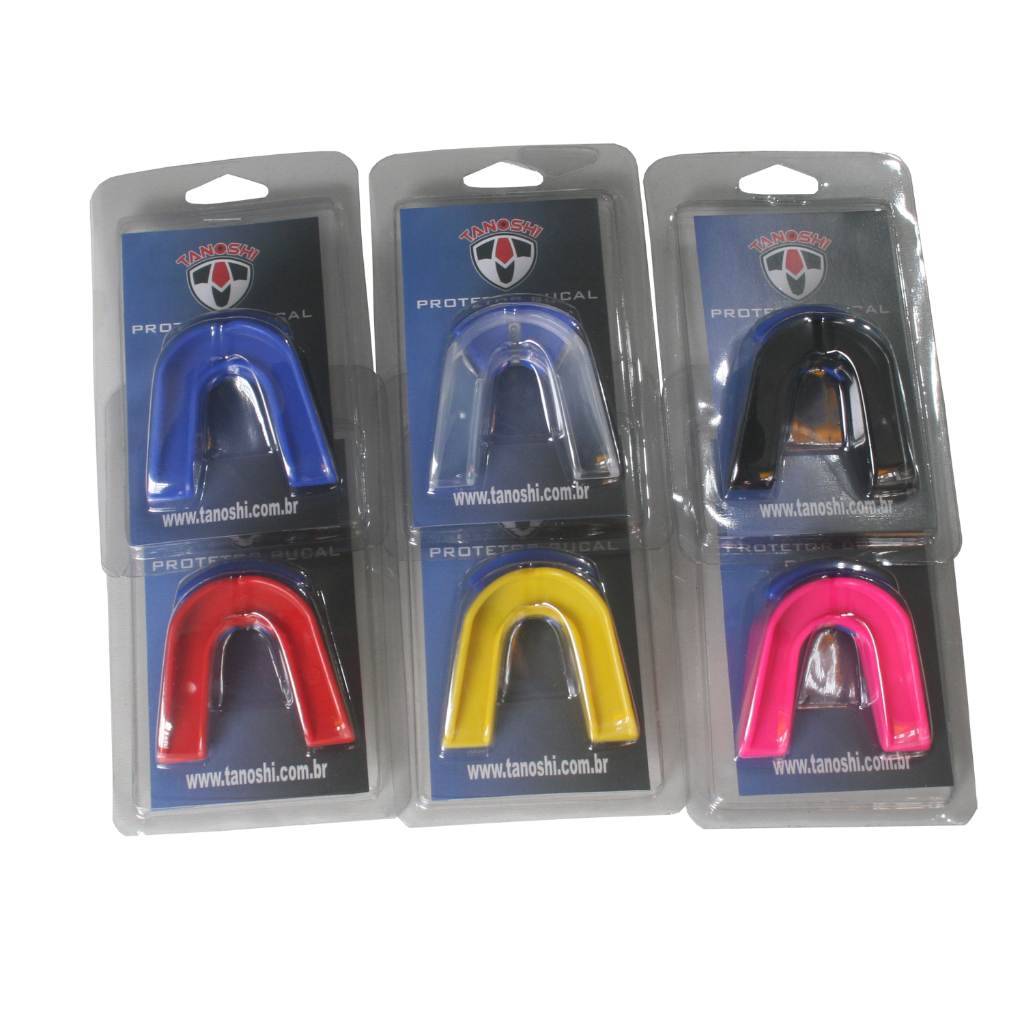 Protetor Bucal Duplo Moldável para Luta MuayThai Sanda KickBoxing Karate MMA