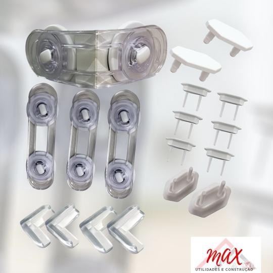 Kit proteção - Trava porta - Protetor de Quina - Protetor tomada