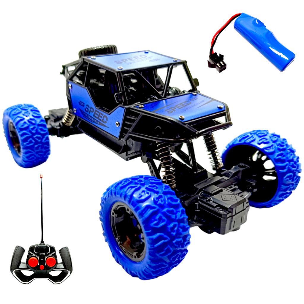 Carrinho de Controle Remoto Off Road Moster C/ 2 Motores Recarregavel