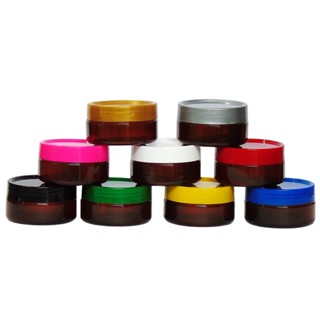 10 POTES 60g AMBAR (VAZIO) POMADAS, BALM, PRODUTOS PARA BARBA