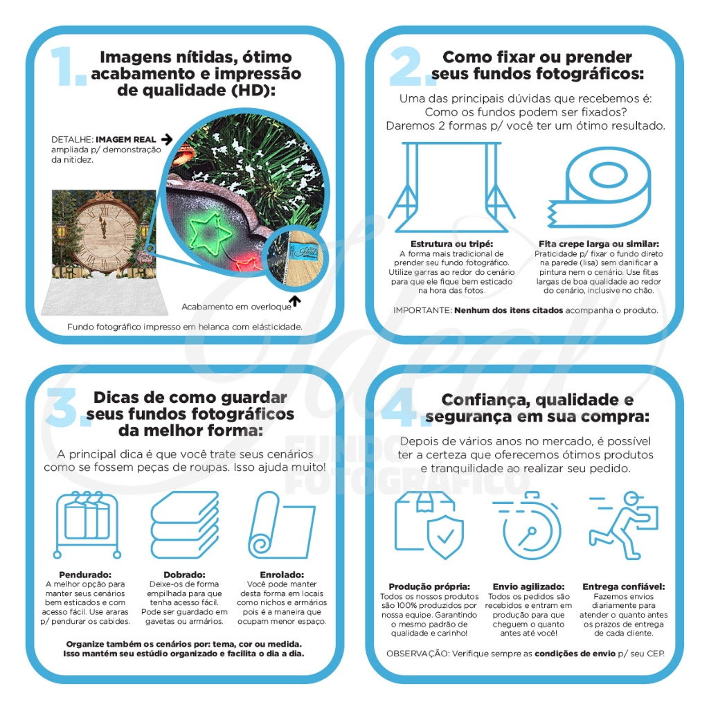 Fundo Fotográfico Páscoa Coelhinhos Em Tecido PCA-269 - detalhe