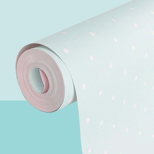 Papel de Parede Infantil Vinílico Bolinhas Verde 10m X 53cm Quarto Recreação