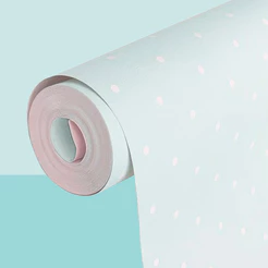 Papel de Parede Infantil Vinílico Bolinhas Verde 10m X 53cm Quarto Recreação