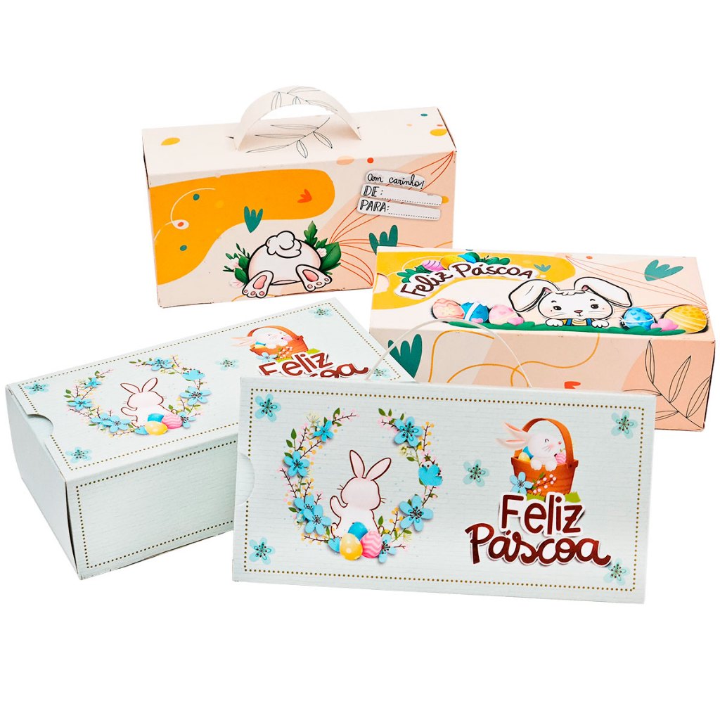 50 caixas maleta porta Bombom ou doces especial de Páscoa c/ alça (lançamento) em Oferta na Shopee