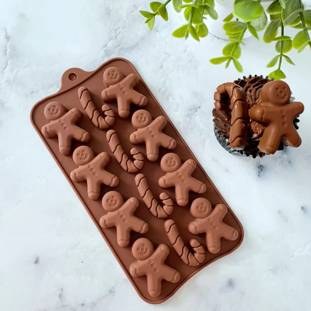Forma Molde Silicone Bombom Natal Chocolate Trufas Pascoa Forminha para Doces Natal Silicone em Oferta na Shopee