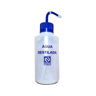 Pisseta Específica Para Água Destilada 500ml Bico Curvo - Nalgon em Oferta na Shopee