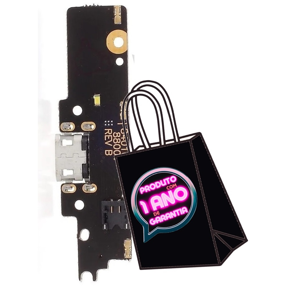Placa Dock + De Carga Rápida Compatível Com Moto G4 Play Xt1603 Xt1600 + Envio Hoje!