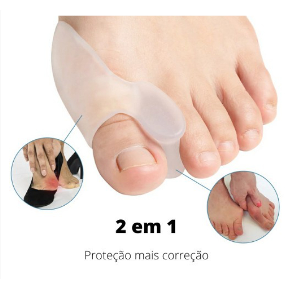 Protetor De Joanete Corretor Ortopédico de Silicone Gel Par Pés Hallux Valgus Ortopedico Dedo RJ-15 PRONTO ENTREGA em Oferta na Shopee