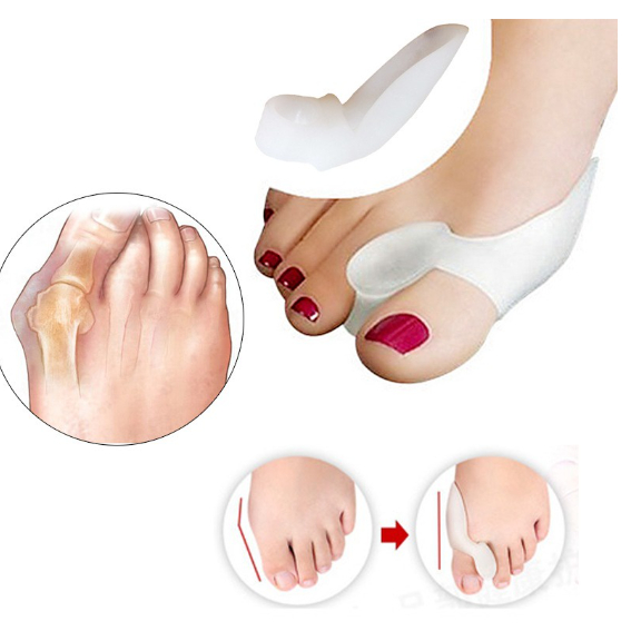 Protetor De Joanete Corretor Ortopédico de Silicone Gel Par Pés Hallux Valgus Ortopedico Dedo RJ-15