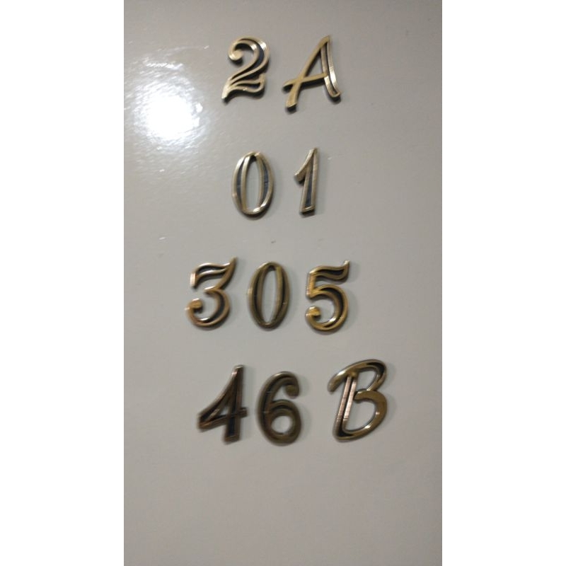 numero para porta de apartamento número endereço 5 cm decoração em Oferta na Shopee