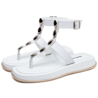 Sandalia Papete Dubuy Feminina Branco Manu 2057FG em Oferta na Shopee