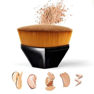 Pincel Hexágono Ideal Para BB Cream/Blush Em Pó, Base de Maquiagem