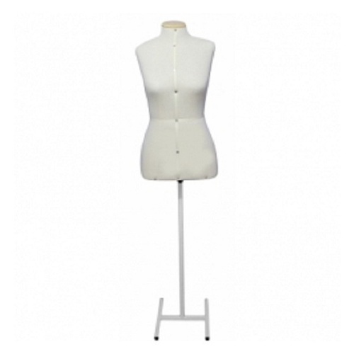 Busto de Costura Moulage Cru com Pedestal H Branco