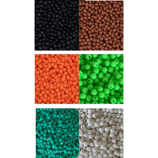50g aprox. 860 pcs Miçanga Bola Lisa 4mm p/ artesanato em geral Colar Pulseira Tiara Chinelos