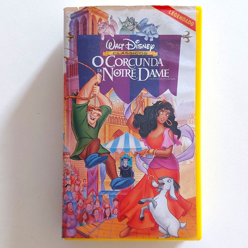 Vhs Filme O Corcunda De Notre Dame Walt Disney Legendado
