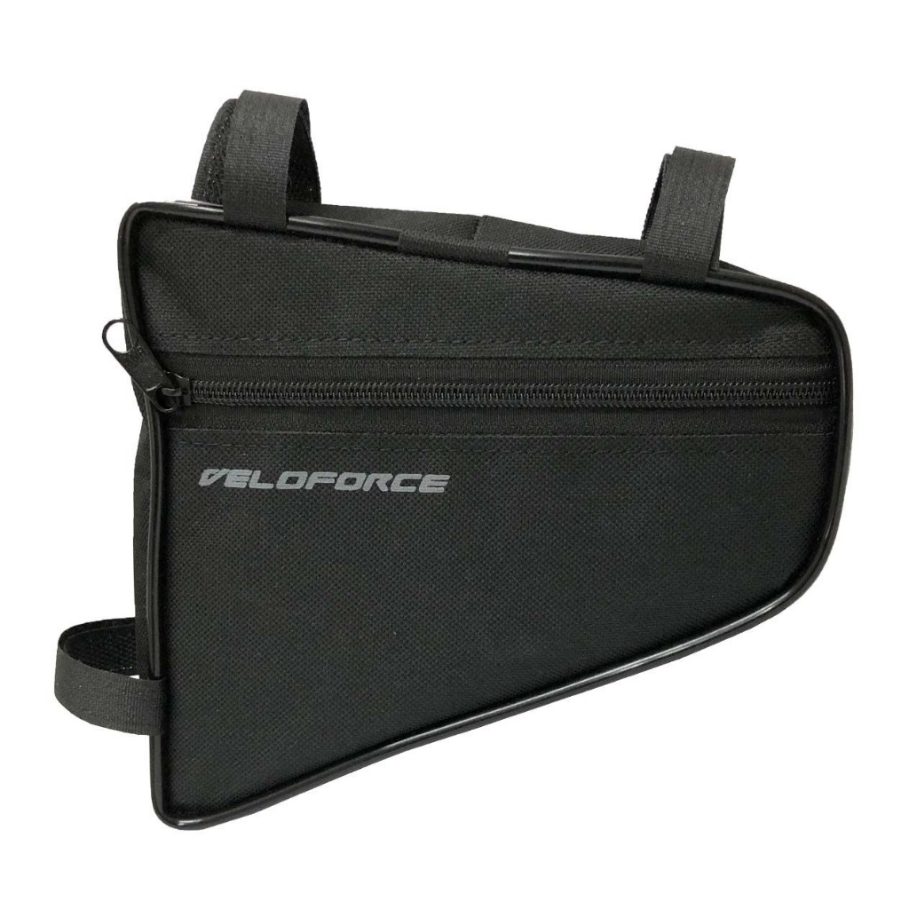 Bolsa De Quadro Bag Case Bike Triangular Veloforce Preta Porta Celular Porta Ferramenta