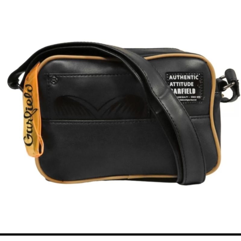 Bolsa tranversal Garfield since com chaveiro exclusivo
