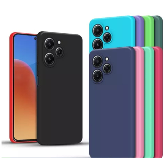 Capa Capinha Compativel Redmi 12 4g Silicone Aveludado Novo
