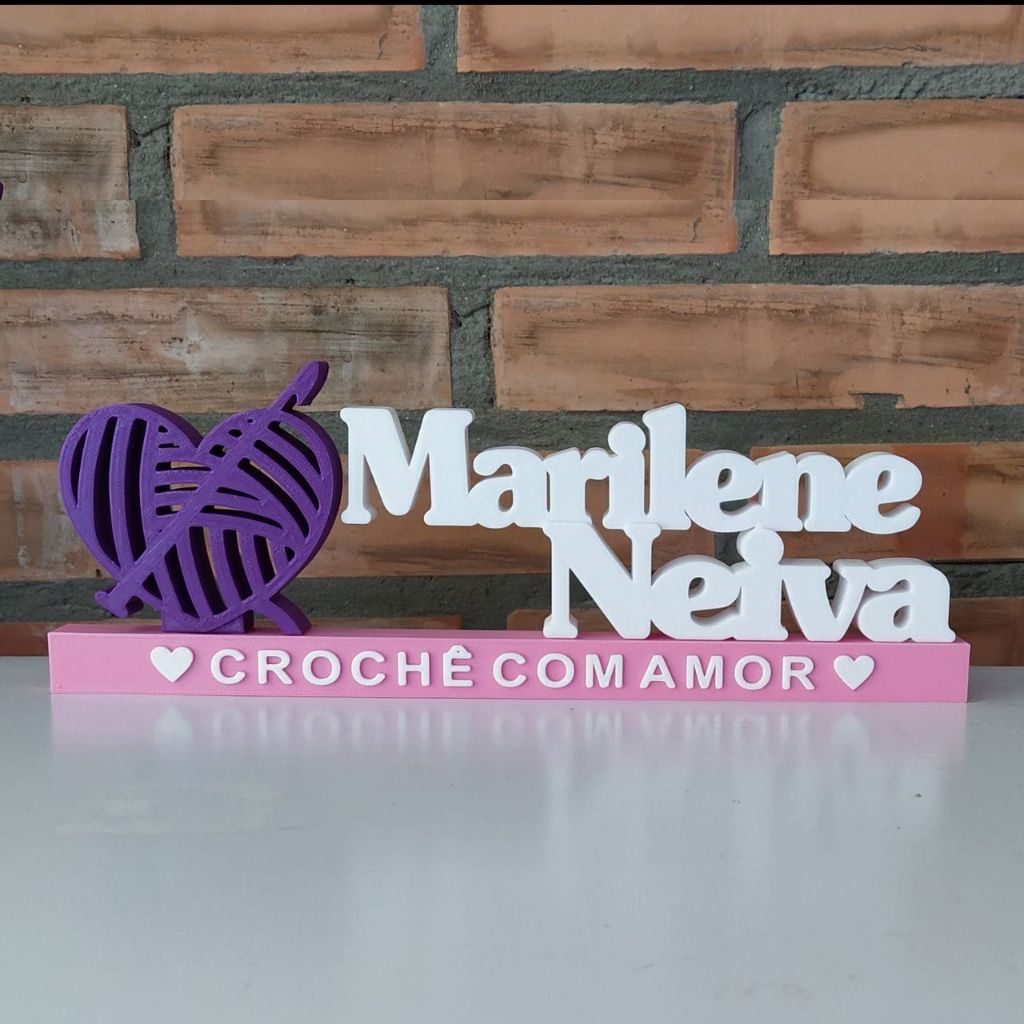 Letreiro de mesa decoração escritório e home office personalizado