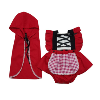 Romper Jardineira Bebê Chapéuzinho Vermelho Body Temático Festa em Oferta na Shopee