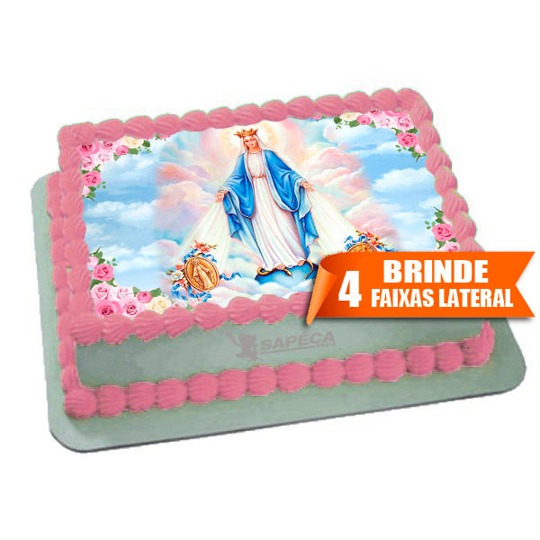 Papel Arroz Nossa Senhora das Graças para Bolo