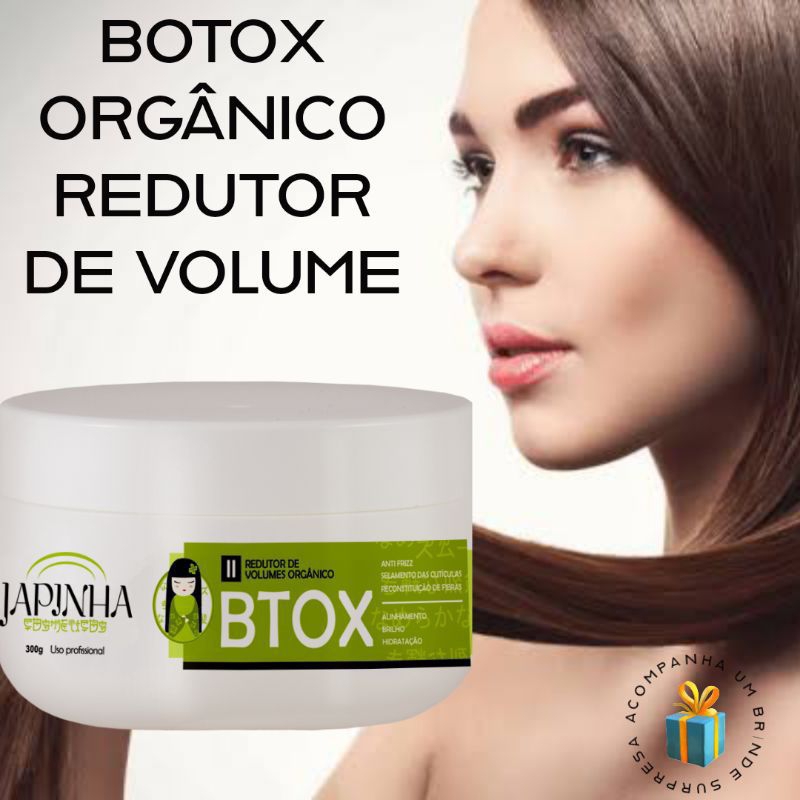 BOTOX JAPINHA ORGÂNICO REDUTOR DE VOLUME 300GR