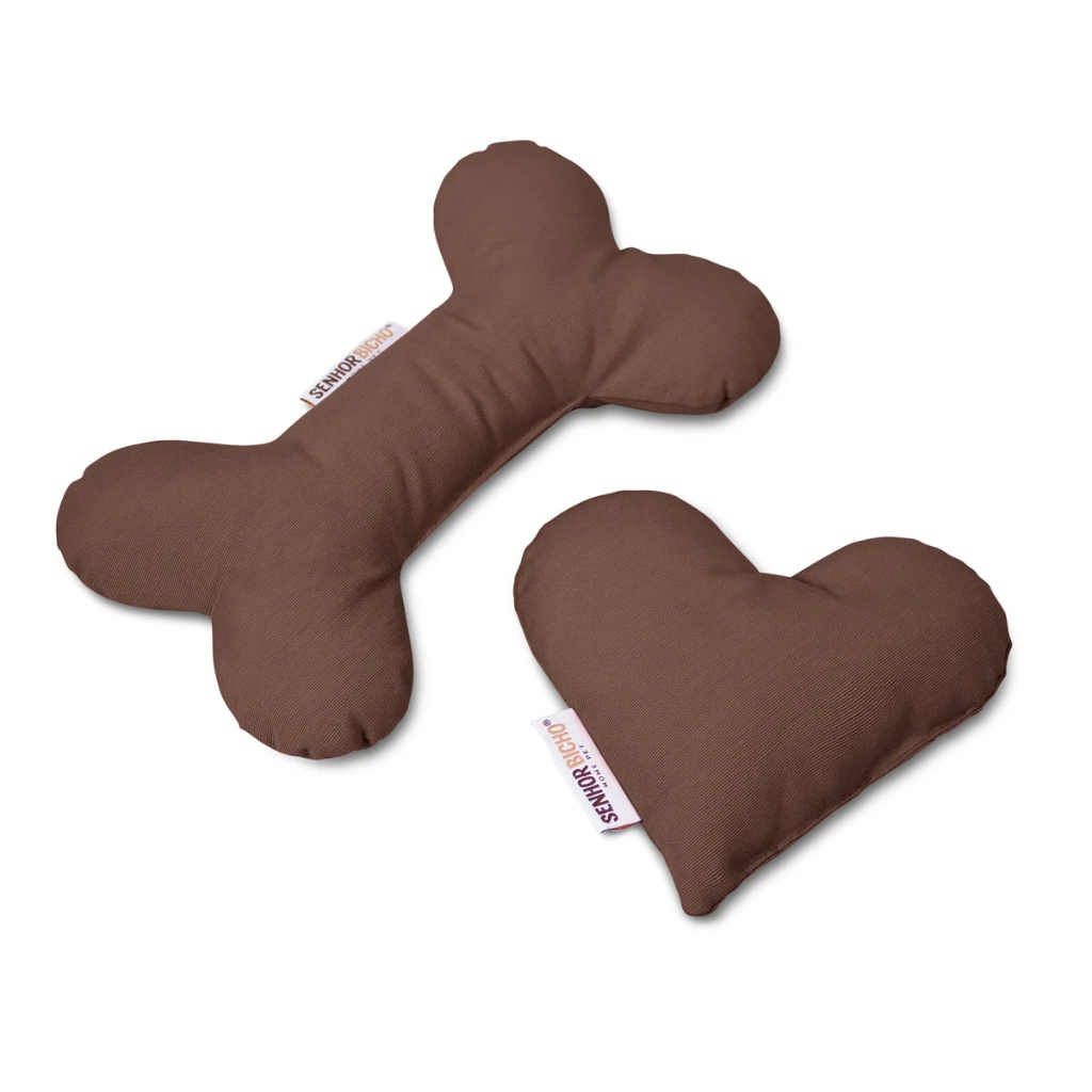 Kit Brinquedo para Cachorro e Gato Kit Brinquedo Pet Almofadinha 2 peças Várias Cores