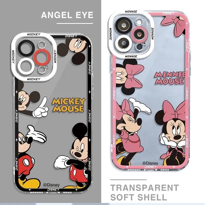 Capinha Celular Minnie Mickey Capa lPhone 7 8 Plus 11 Pro Max 13 Case Silicone