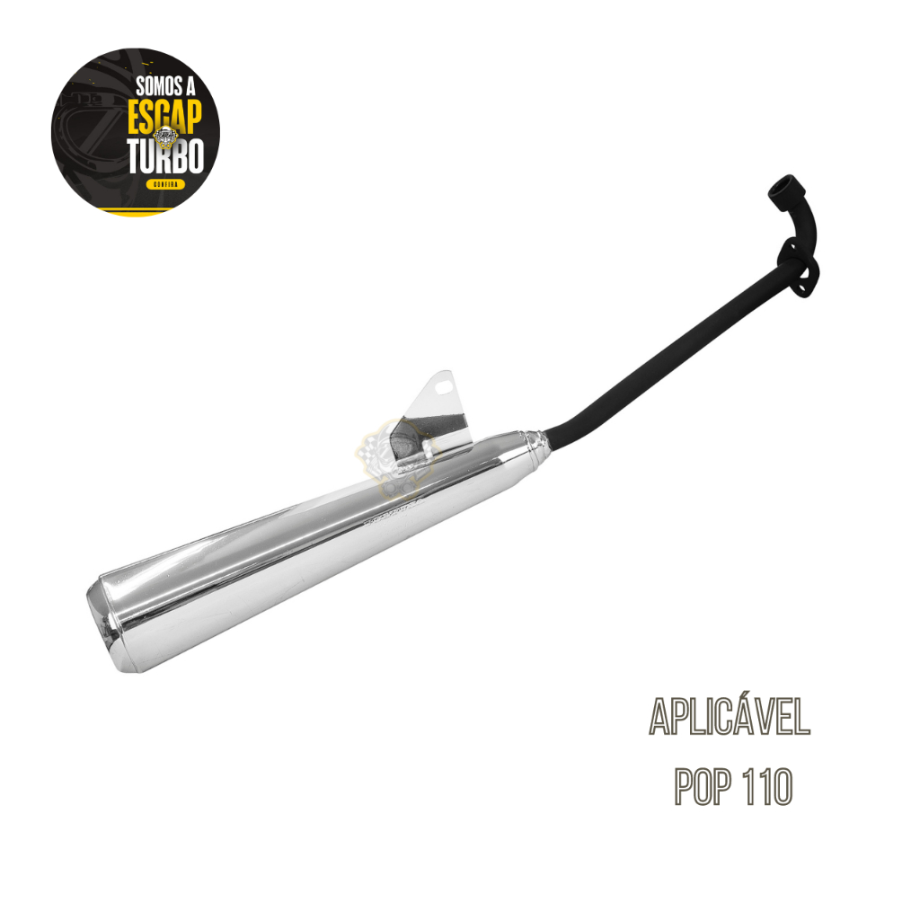 Escapamento Pop 110 Mini Turuna Ronco Agudo Estralado Fortuna