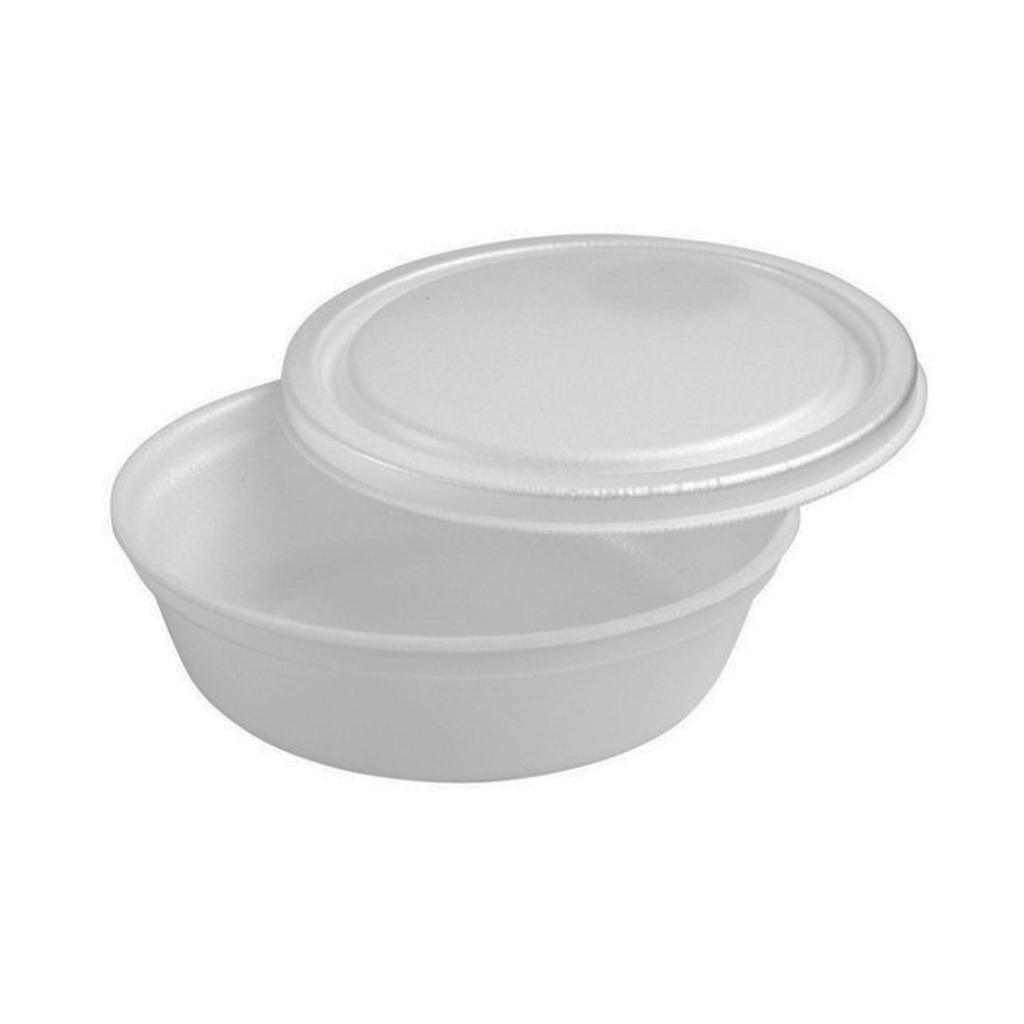 "Marmitex Isopor 500ml (P) - Pacote com 50 Unidades - Ideal para Delivery e Eventos"