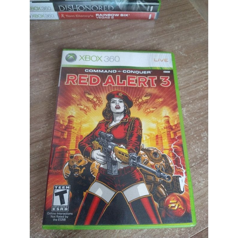 Red Alert Command e Conquer 3 Xbox 360 mídia física original