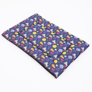 Cama para Cachorro e Gato Caminha Pet Colchonete 45 cm x 65 cm para Raças Pequenas Casinha Pet Caixa de Transporte Versátil