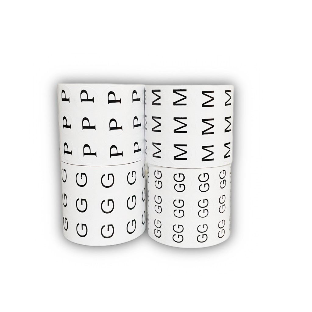 Kit Etiquetas adesivas p,m,g,gg 4000 unidades em Oferta na Shopee